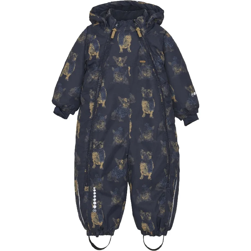 Minymo Navy Snow Suit AOP