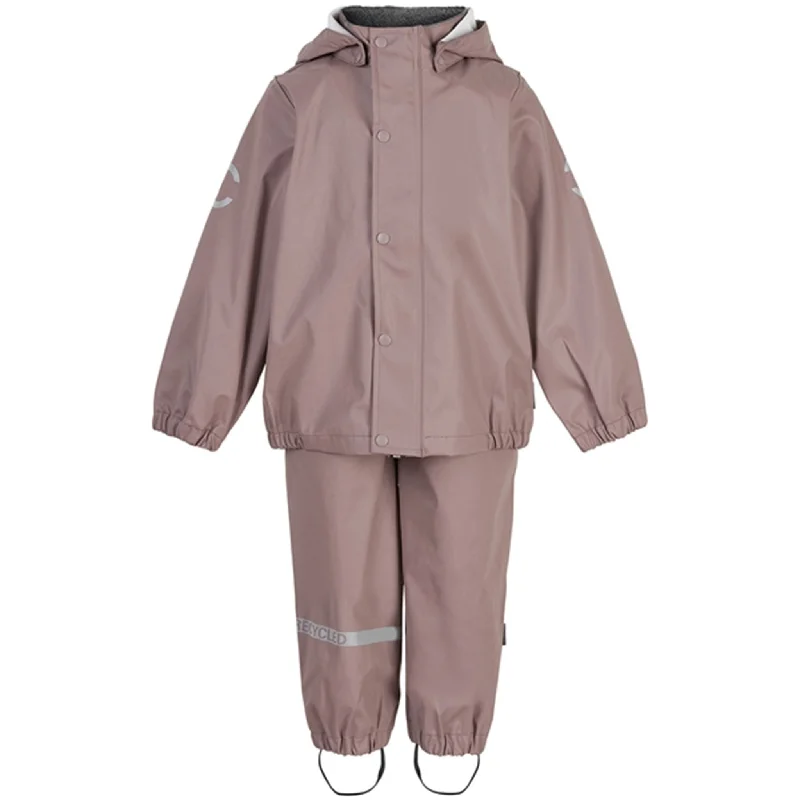 Mikk-Line Rainwear Jacket And Pants Adobe Rose