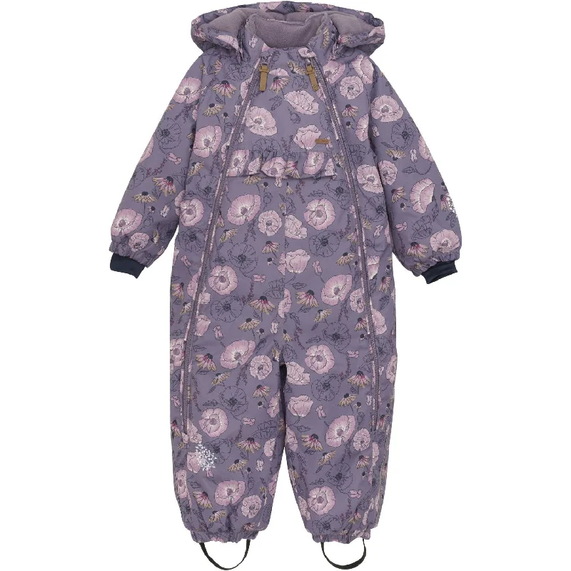 Minymo Orchid Haze Snow Suit AOP