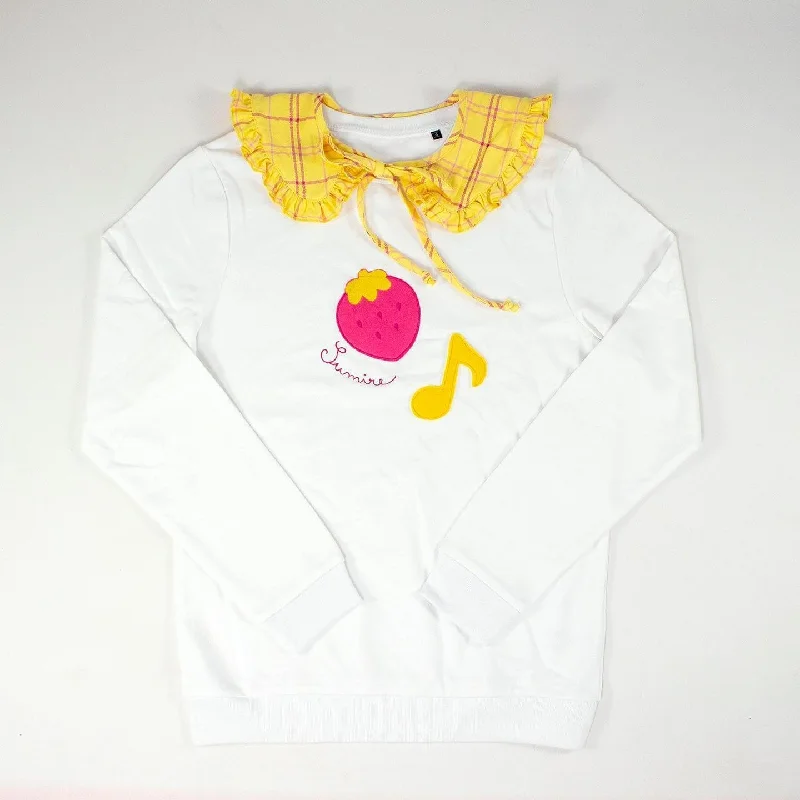 Happy Tartans Applique Sweatshirt