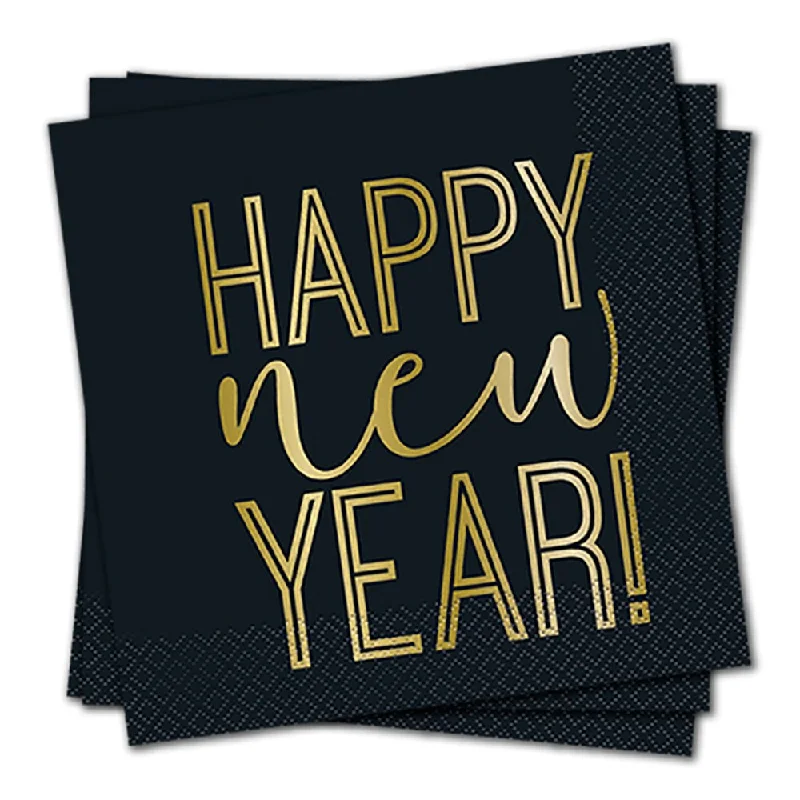 ROARING NEW YEARS LUNCHEON NAPKINS (16 PK)