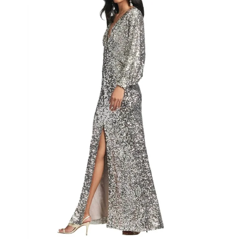 Sachin & Babi - Sequin Gabby Gown