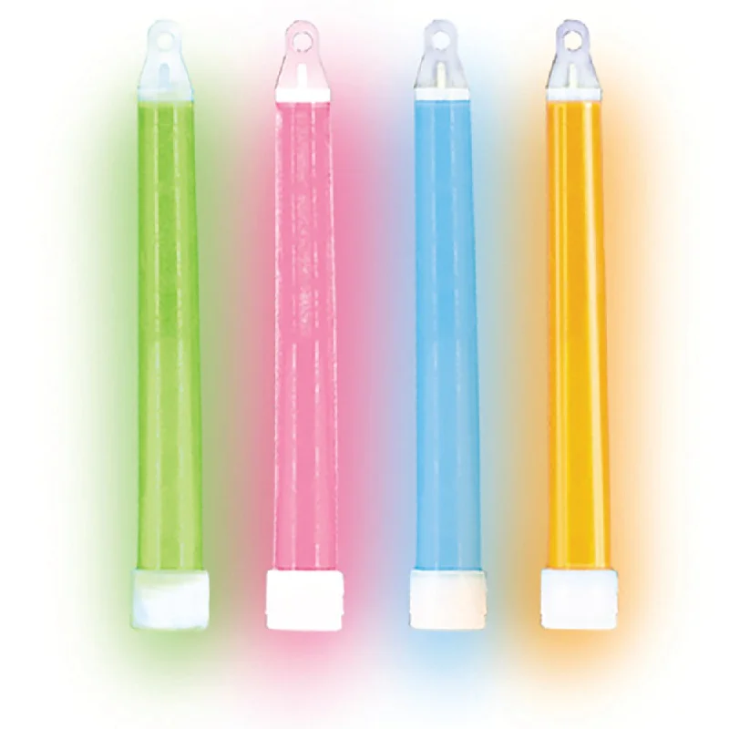 4 inch GLOW LIGHTSTICKS ASSORTED COLORS (4 PK)