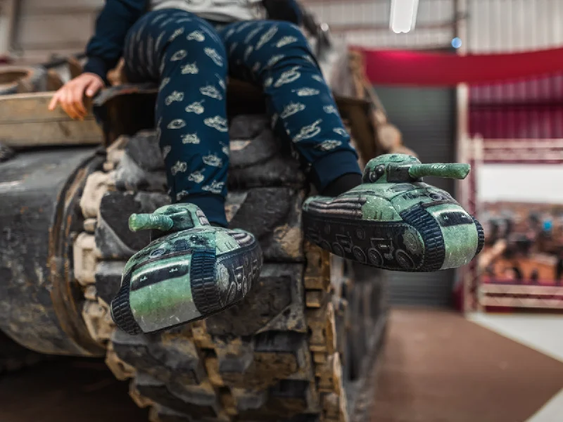 Sherman Fury Tank Slippers