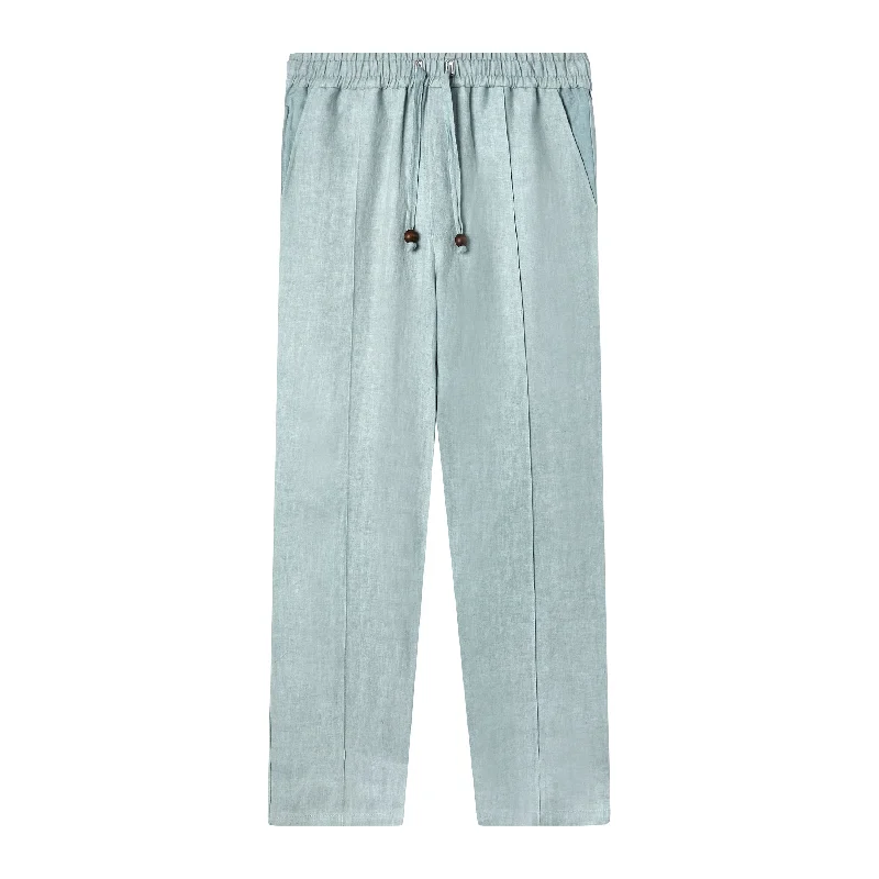 Easy-Going Pants (Hazy Blue Linen)