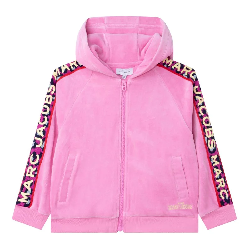 Pink Zip-Up Hoodie