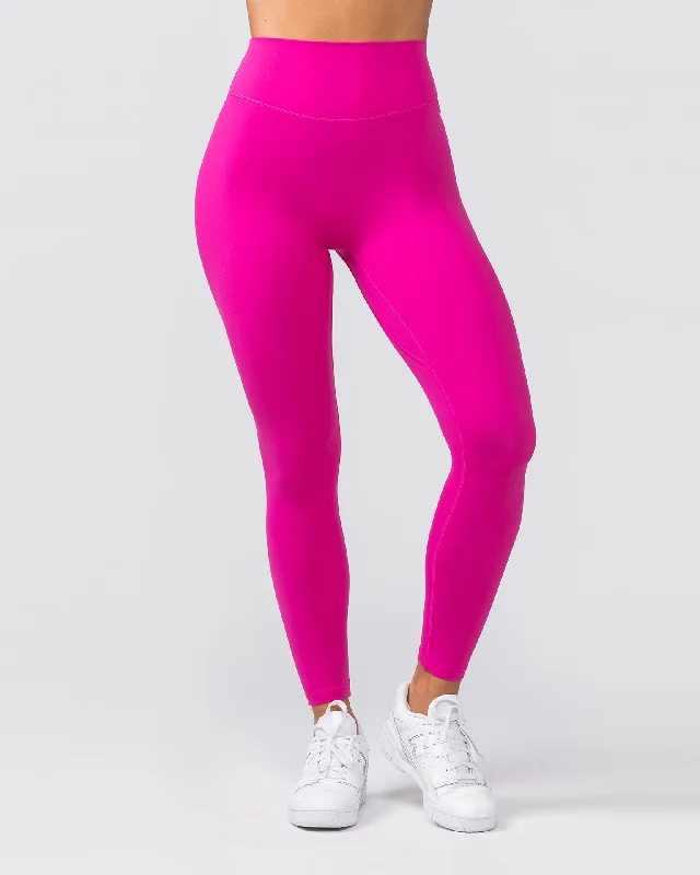 Liberty Zero Rise Ankle Length Leggings - Pink Crush