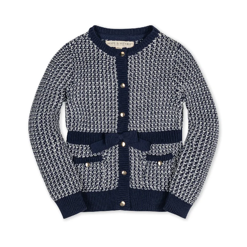 Organic Fancy Tweed Cardigan - Baby