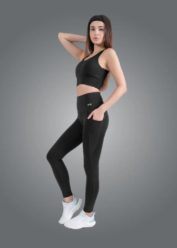 Nylon Women's Women's High Waist Flex Leggings