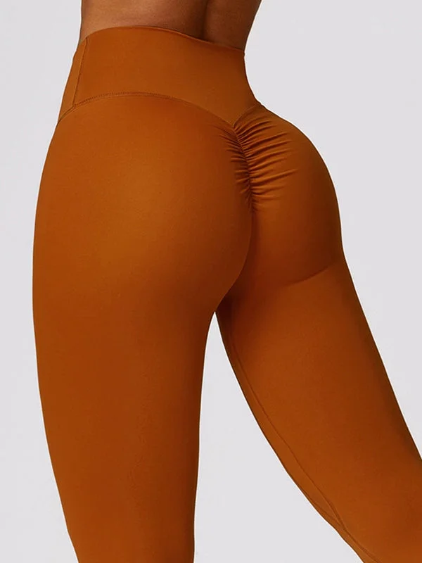 ZASUWA Female Scrunch Bum High-rise Fitness Leggings