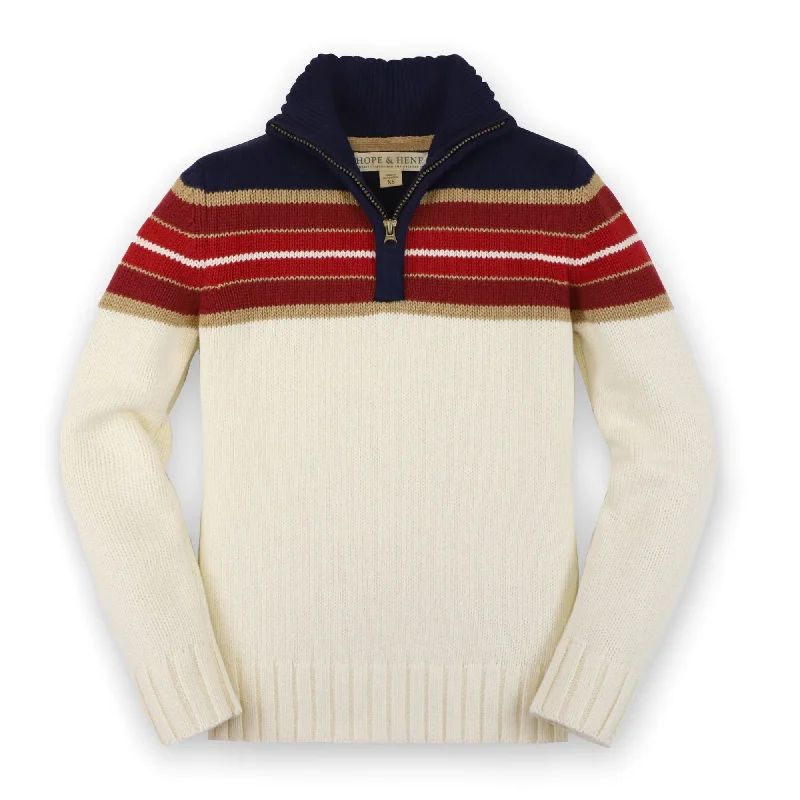 Half Zip Pullover Organic Sweater - Baby