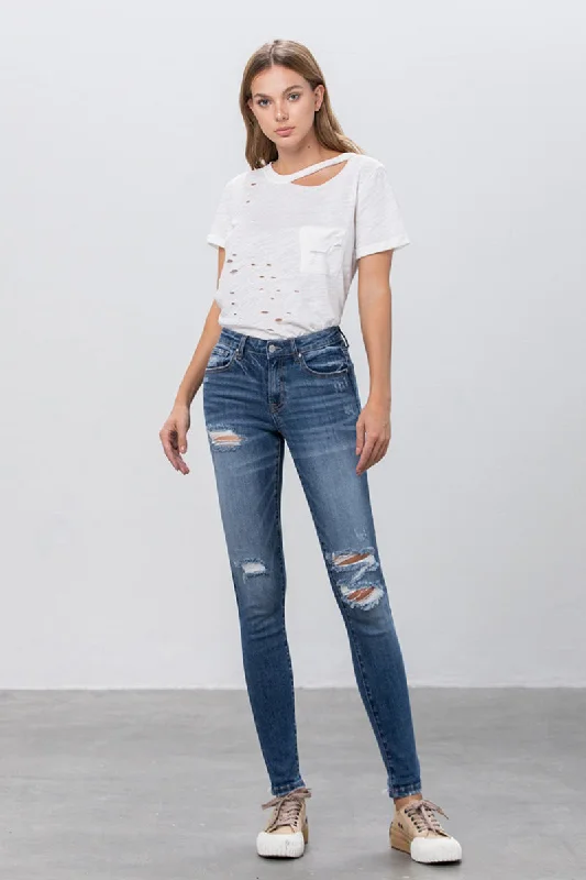 True Fall Ankle Skinny Jeans